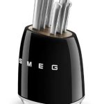 سرویس چاقو 7 پارچه اسمگ مدل SMEG KBSF01 رنگ مشکی